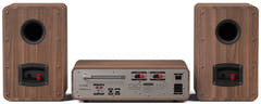 Pure Classic Sistema estéreo Hi-Fi – DAB+, CD, Bluetooth, 100W, nogal