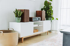 Pure Classic Sistema estéreo Hi-Fi – DAB+, CD, Bluetooth, 100W, nogal