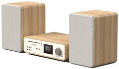 Pure Classic Sistema estéreo Hi-Fi – DAB+, CD, Bluetooth, 100W, roble