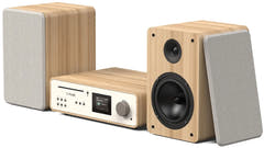 Pure Classic Sistema estéreo Hi-Fi – DAB+, CD, Bluetooth, 100W, roble