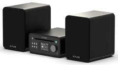Pure Classic Sistema estéreo Mini Hi-Fi – DAB+, CD, Bluetooth, 40W, Negro
