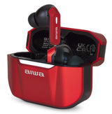 Auriculares TWS Aiwa ETWS-330RD, Rojos