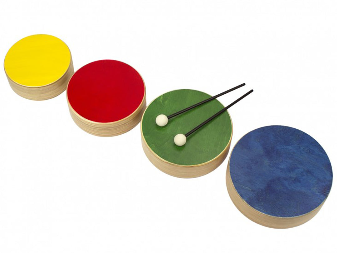 Batería de madera para niños (Multicolor)