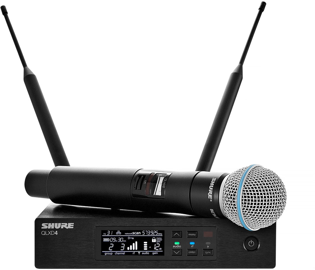 Shure QLXD24E/B58 K51 Sistema de Micrófono de Mano Beta58