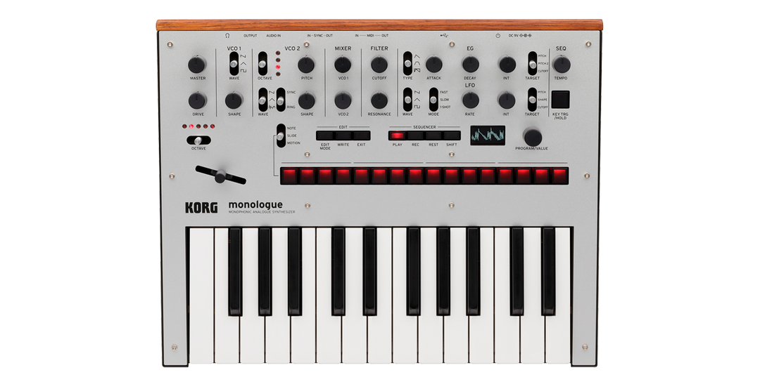 Korg Monologue Synthesizer (Plata)