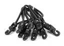Spannfix elásticos 10 uds. (Negro)