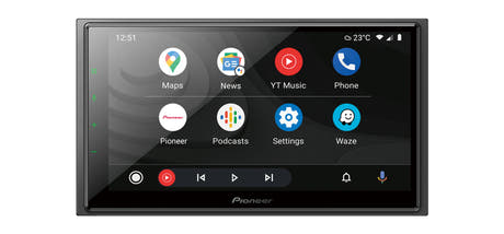 Pioneer SPH-EVO64DAB 2-DIN Bilstereo con CarPlay Inalámbrico, Radio DAB y Bluetooth