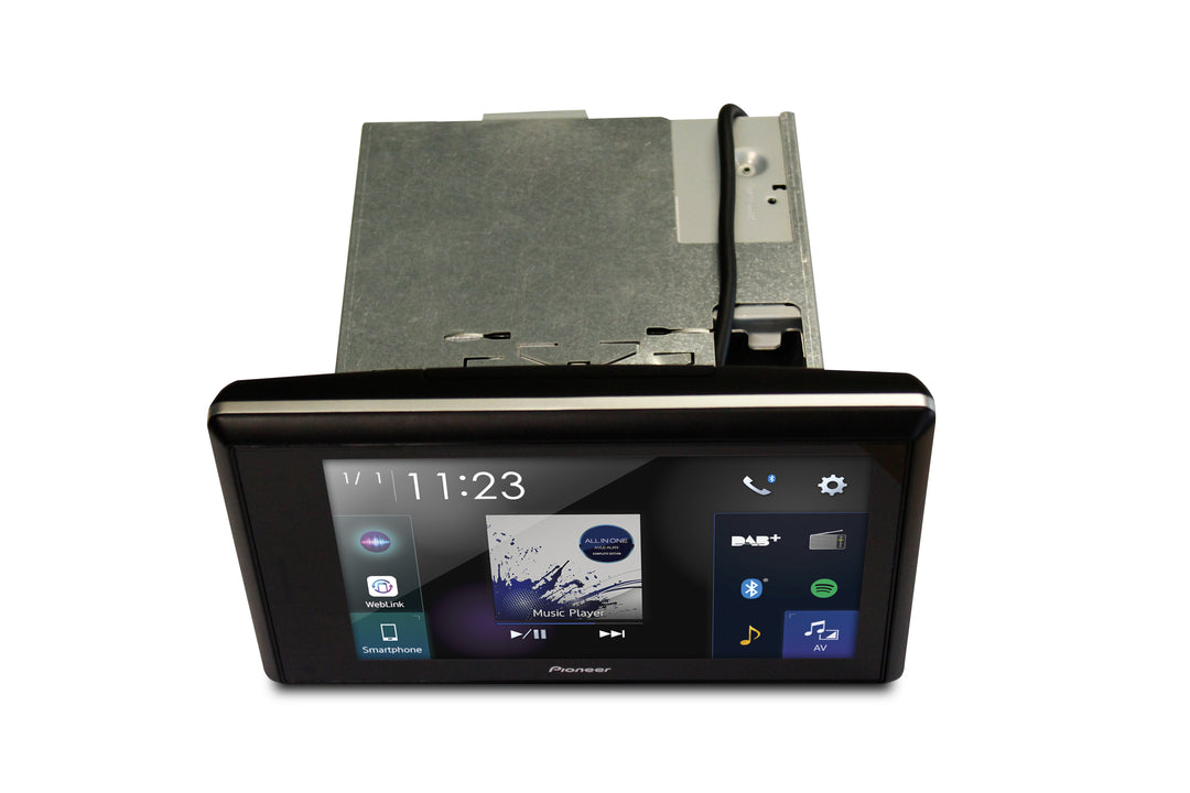 Pioneer SPH-EVO82DAB-Uni1-DIN Estéreo de coche con Apple CarPlay, DAB y Bluetooth