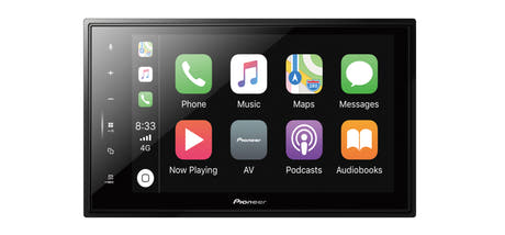 Pioneer SPH-EVO82DAB-Uni1-DIN Estéreo de coche con Apple CarPlay, DAB y Bluetooth