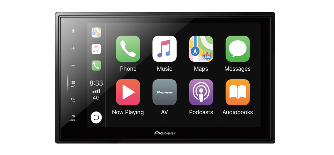 Pioneer SPH-EVO82DAB-Uni1-DIN Estéreo de coche con Apple CarPlay, DAB y Bluetooth