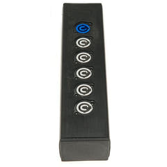Placa de conexiones - Powercon entrada y 5x powercon salida