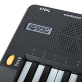 SUPRIMO 6109L Keyboard med Lysende Tangenter, Mikrofon og Nodestativ