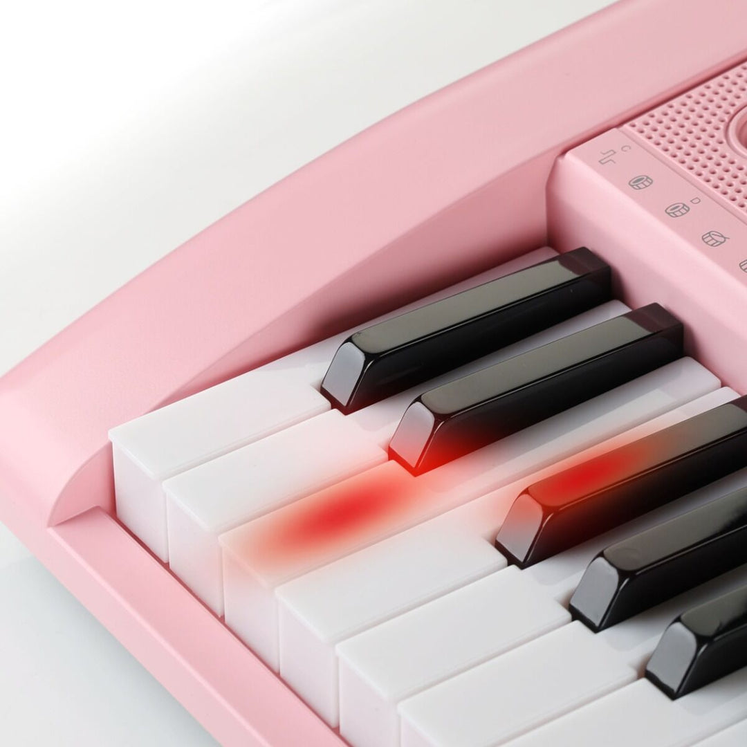 Suprimo Teclados para niños con Micrófonos – Rosa