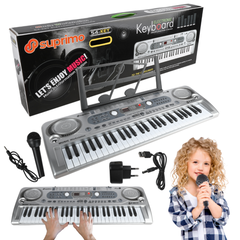 SUPRIMO 824 USB Teclados con micrófonos, reproductor MP3 y atril