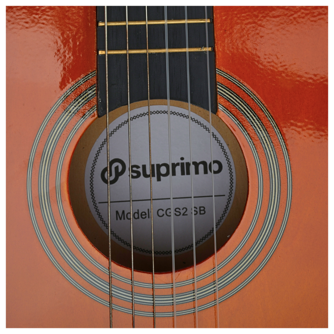 SUPRIMO CGS2 SB conjunto de guitarra clásica 4/4, sunburst