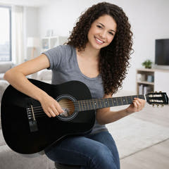 Suprimo CGS3 BK Guitarra clásica 4/4 – Set de iniciación negro
