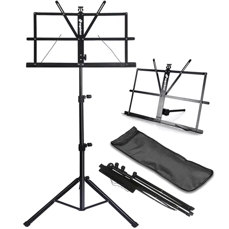Nodestativ med taske – foldbart og højdejusterbart 65–130 cm