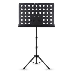 D4 Atril para partituras ajustable 82-146 cm, Negro