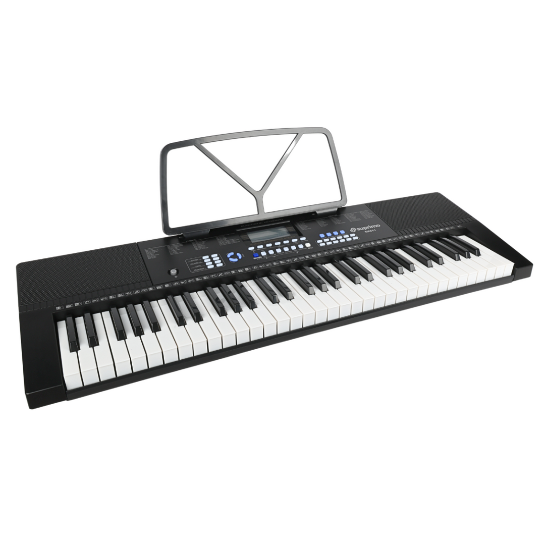 Teclados Suprimo EK611 61 teclas, negro