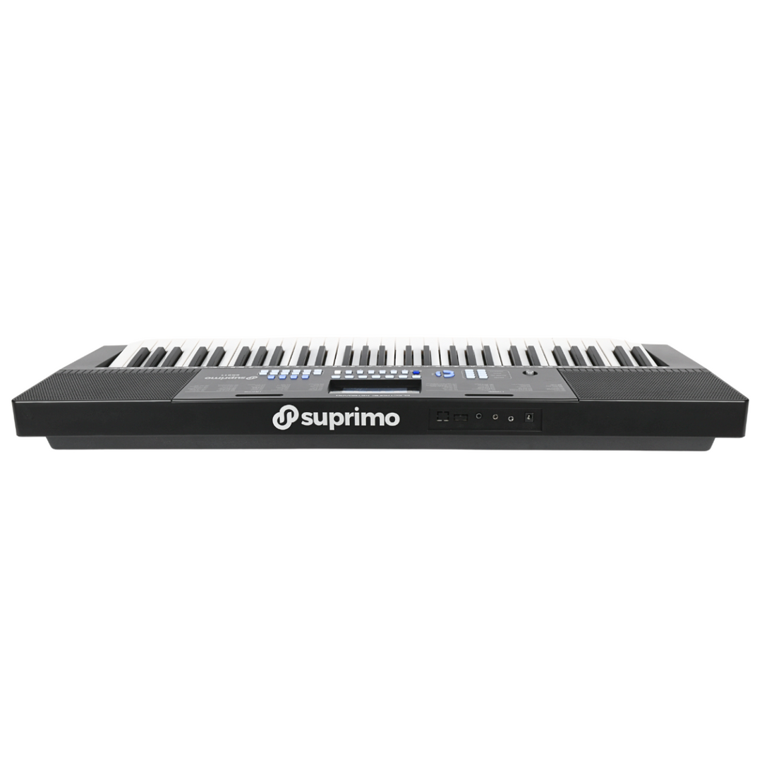 Teclados Suprimo EK611 61 teclas, negro
