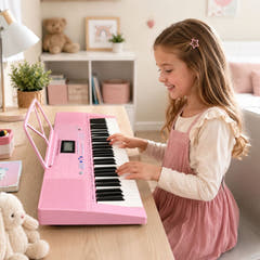 Teclados SUPRIMO, 61 teclas, rosa