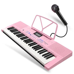 Teclados SUPRIMO, 61 teclas, rosa