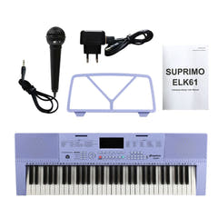 SUPRIMO Teclados 61 teclas, morado