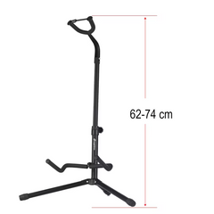 Soporte plegable para Guitarras 62-74 cm con correa de seguridad