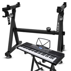 Soporte de teclado con ruedas