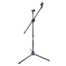 Soporte de micrófono M1 con brazo articulado para 2 micrófonos – Negro