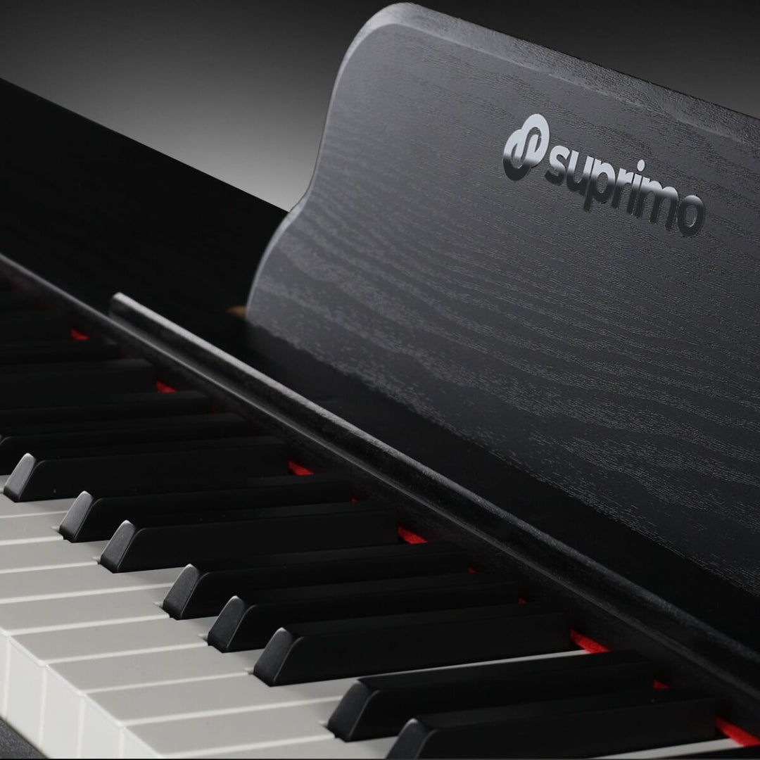 Suprimo SDP88 BK Piano digital 88 con teclas contrapesadas, Negro