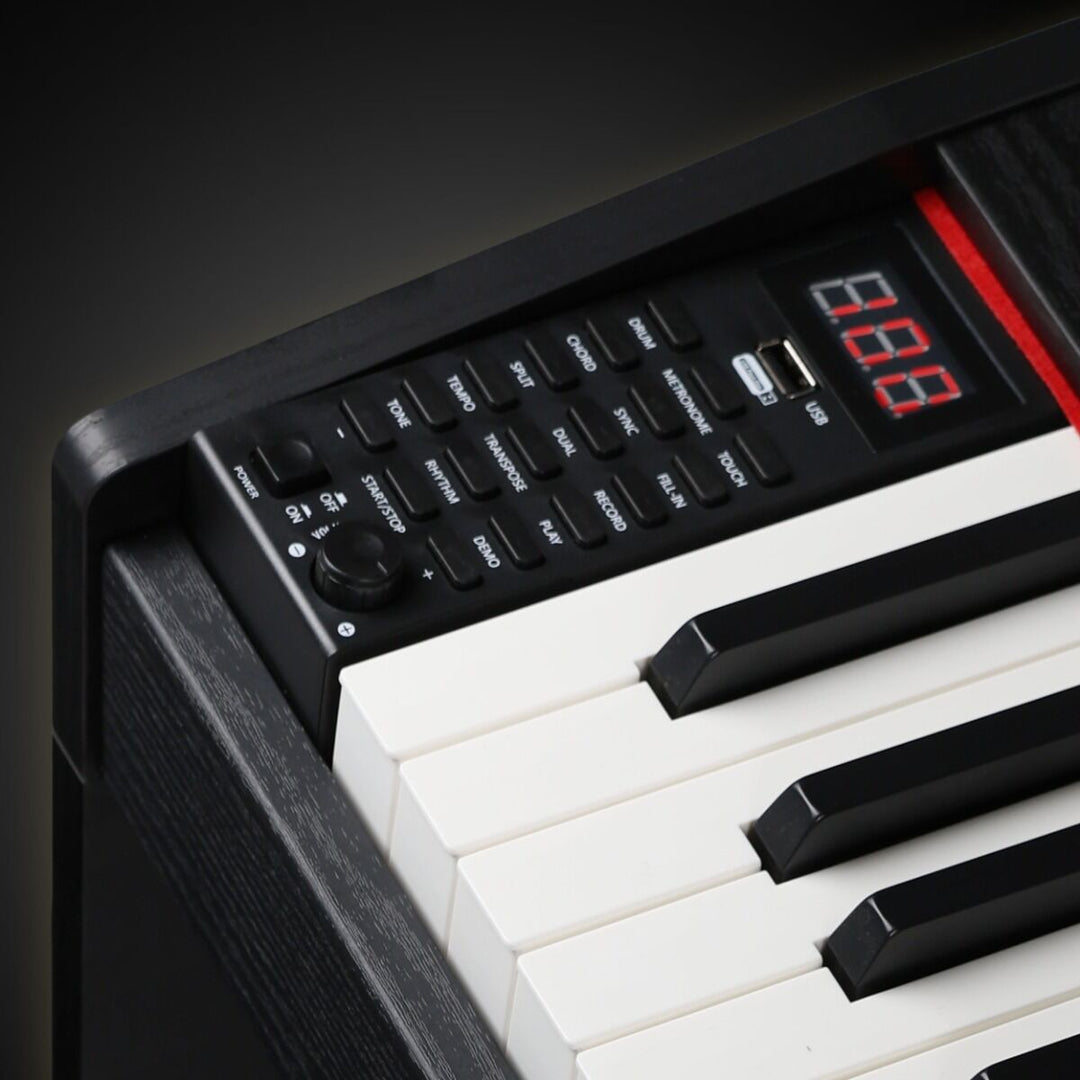 Suprimo SDP88 BK Piano digital 88 con teclas contrapesadas, Negro