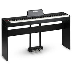 Suprimo SDP88 BK Piano digital 88 con teclas contrapesadas, Negro