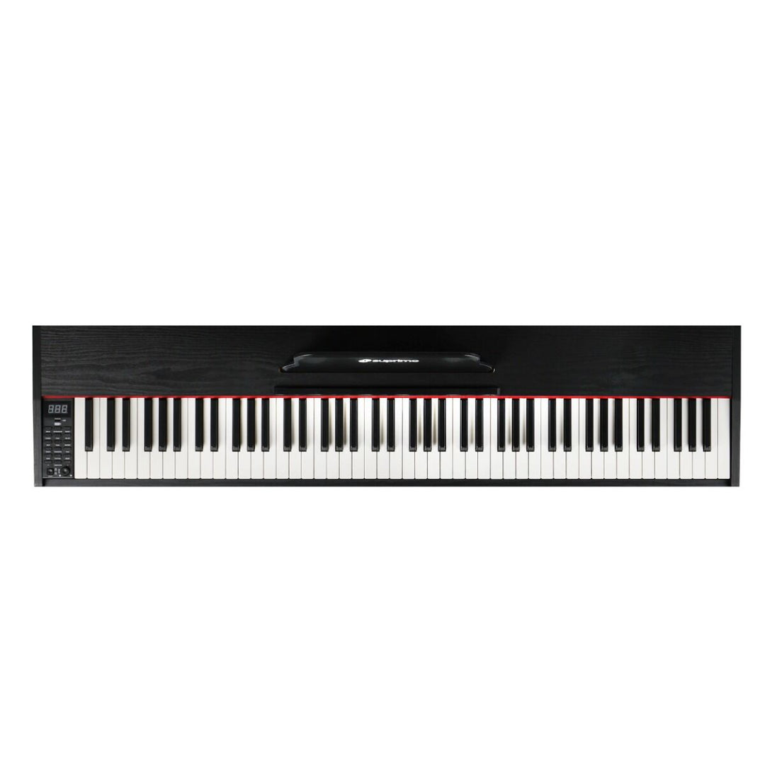 Suprimo SDP88 BK Piano digital 88 con teclas contrapesadas, Negro