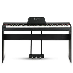 Suprimo SDP88 BK Piano digital 88 con teclas contrapesadas, Negro