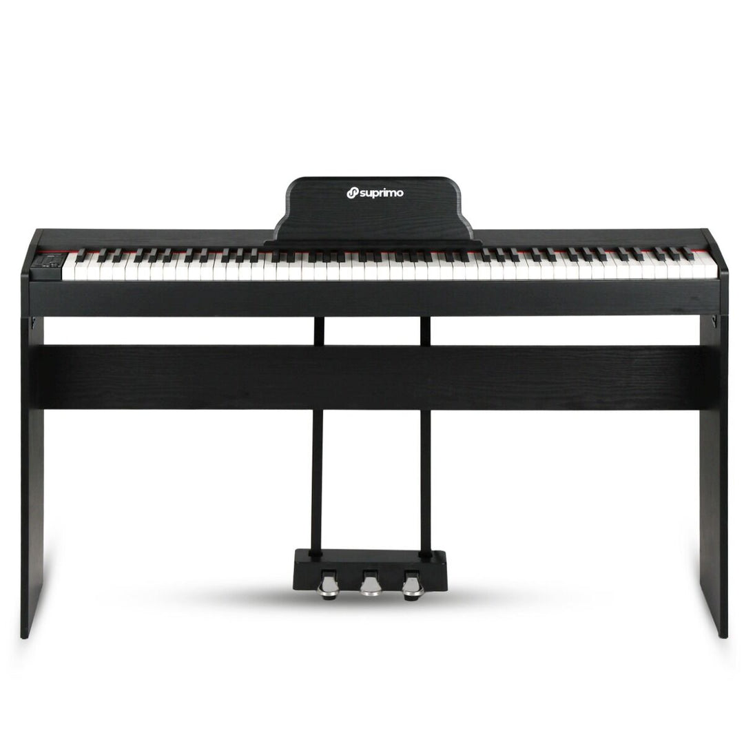 Suprimo SDP88 BK Piano digital 88 con teclas contrapesadas, Negro