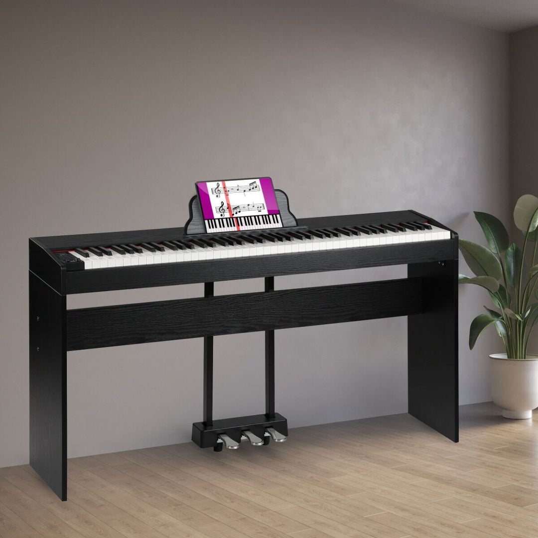 Suprimo SDP88 BK Piano digital 88 con teclas contrapesadas, Negro