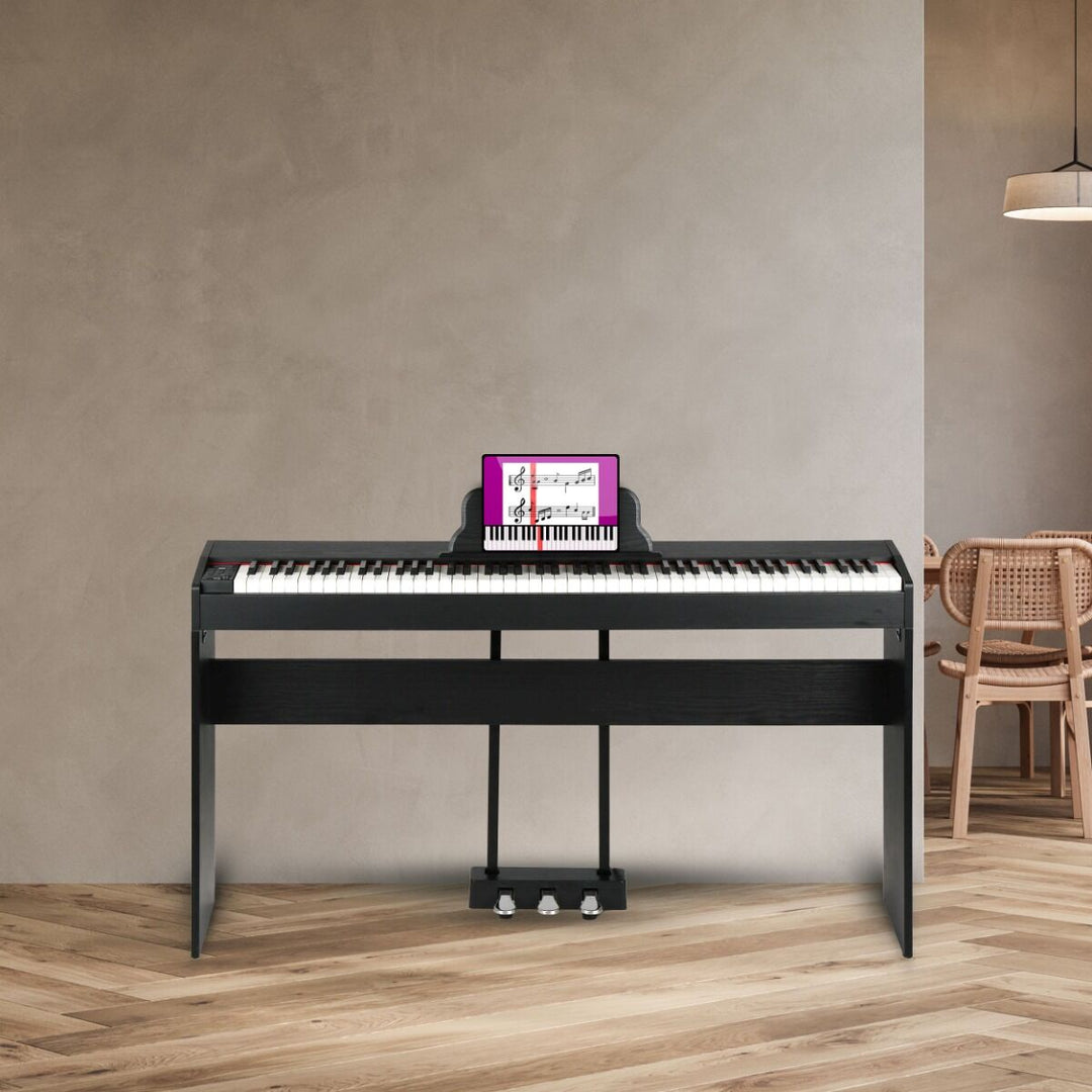 Suprimo SDP88 BK Piano digital 88 con teclas contrapesadas, Negro