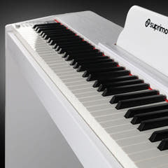 Suprimo SDP88 WH piano digital de 88 teclas con teclas contrapesadas, blanco
