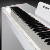 Suprimo SDP88 WH piano digital de 88 teclas con teclas contrapesadas, blanco
