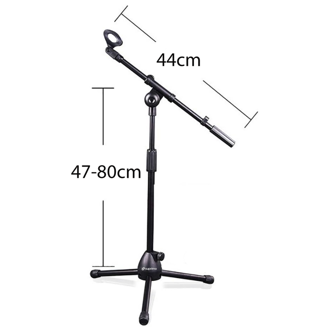 Soporte de micrófono de sobremesa (47-80cm)