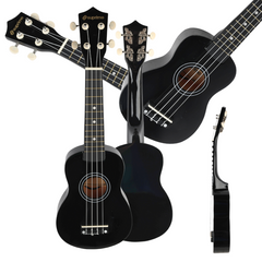 Ukelele soprano, negro