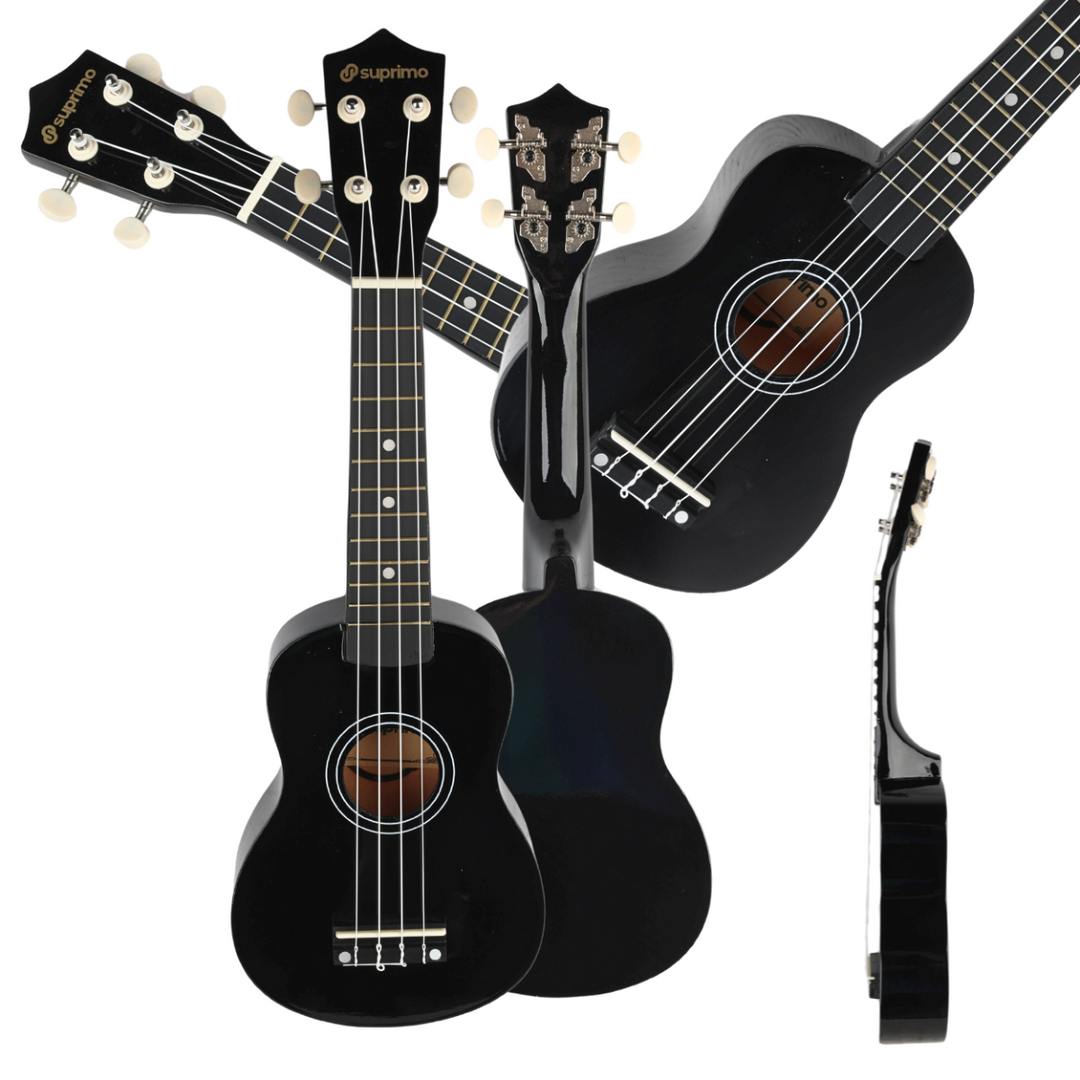 Ukelele soprano, negro