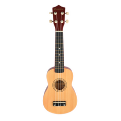 Ukulele soprano; madera natural