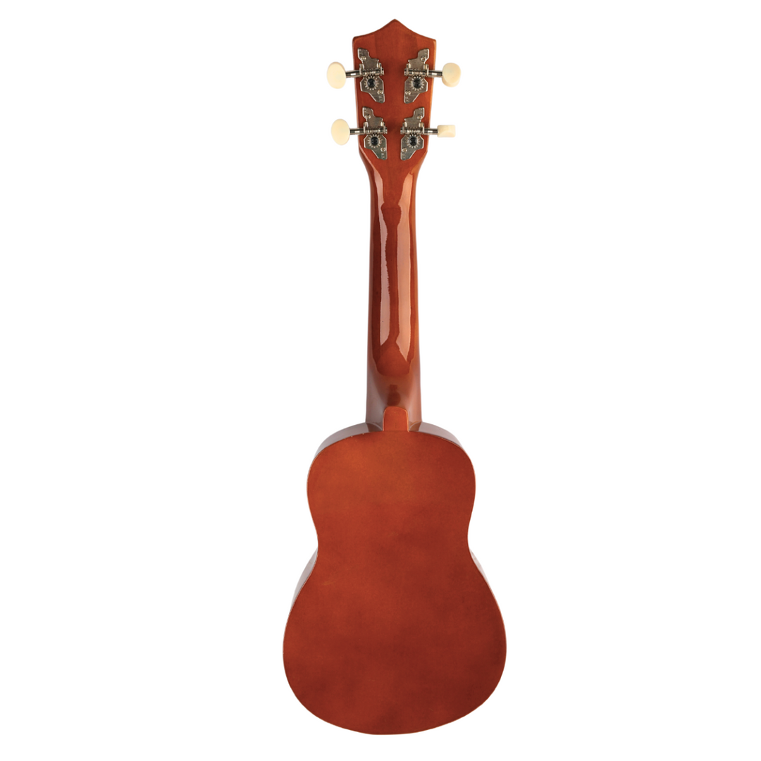 Ukulele soprano; madera natural