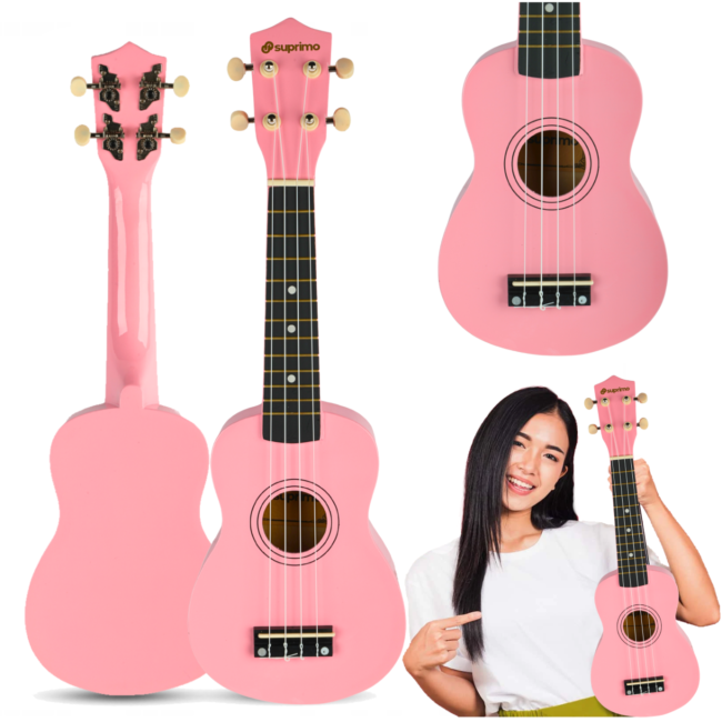 Ukelele soprano, madera rosa