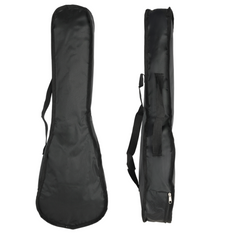 Set de ukelele con estuche, afinador y accesorios, madera natural