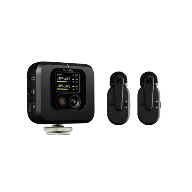 Shure MoveMic Two Bluetooth Set de Cámara (2 Micrófonos)
