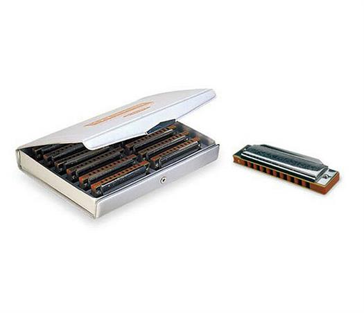 Suzuki Folkmaster armónica. Set de caja con 12 tonos