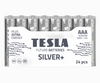 Pilas alcalinas Tesla Silver+ AAA (24 uds.)